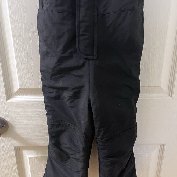 Hanna Andersson Black Snow Bibs Overalls Kids Size 100 US 4 - Picture 4 of 16